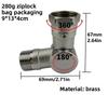 A58Z Adjustable For Irrigation Driveway Garden Hose Swivel Adapter 180 And 360 Degree Metal Swivel Connector Faucet Gold