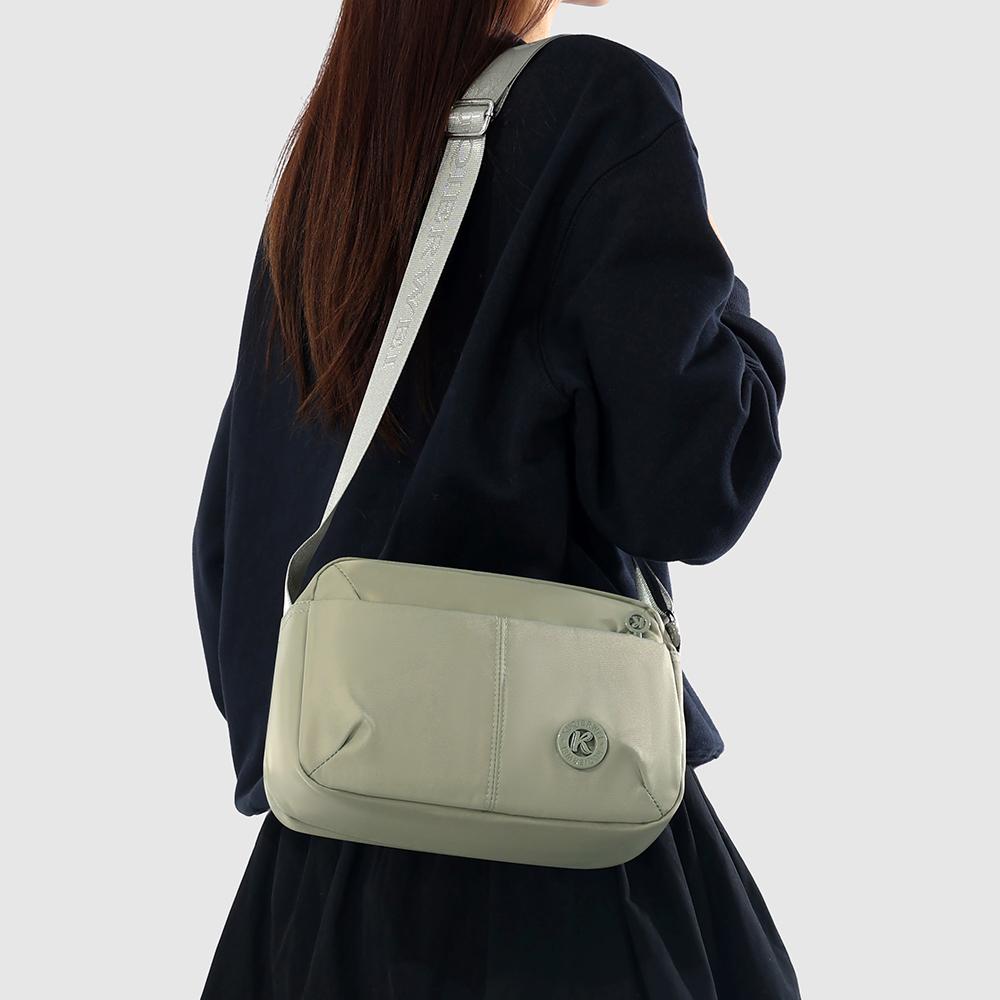 Lightweight Minimalist Multi-Layer Small Square Crossbody Bag Waterproof Phone Bag for Women Casual Simple Style