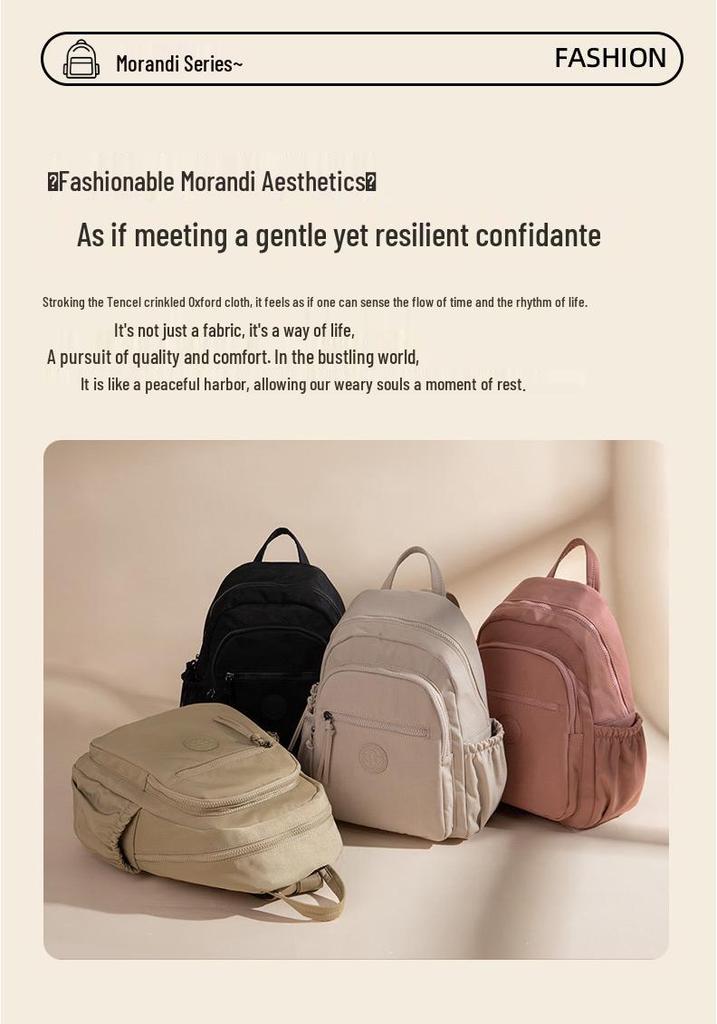 Zaino in Tela Leggero Versatile da Donna - per Pendolarismo, Viaggio e Studenti con Grande Capacità