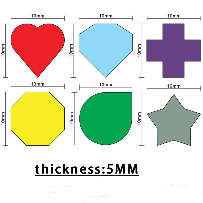 100Pcs 10Mm Wooden Game Tokens - Heart Diamond Cross Star Shapes For Board Games Chess Card Markers Tabletop Accessories