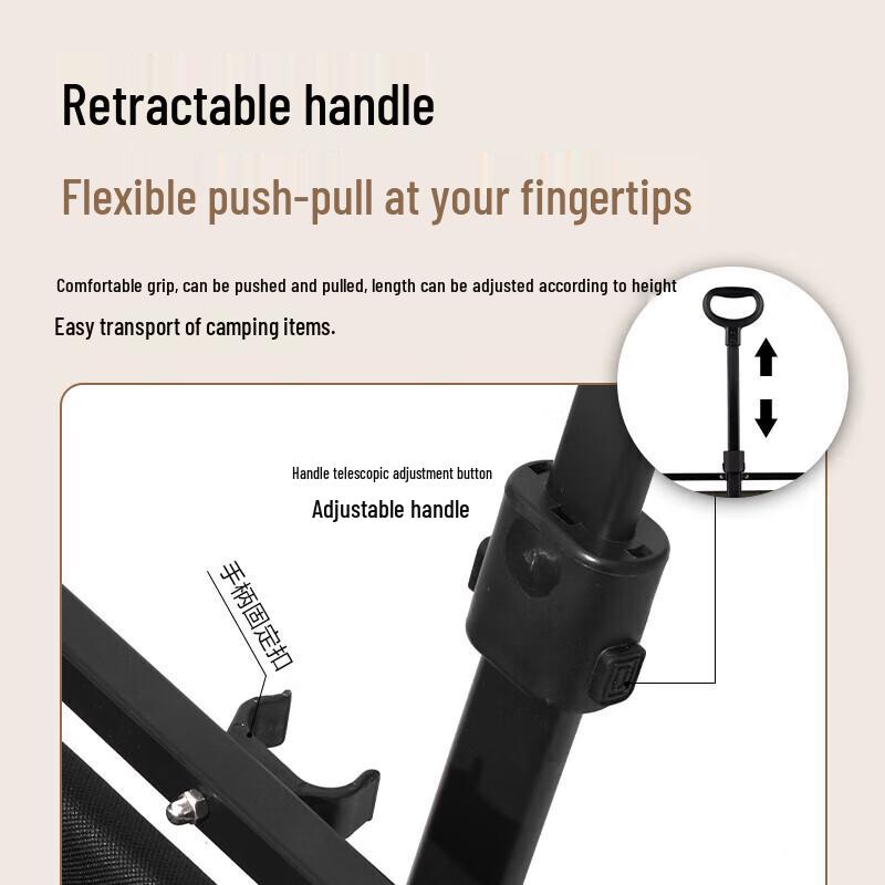 MOBIGARDEN NX22689004 Foldable Camping Wagon