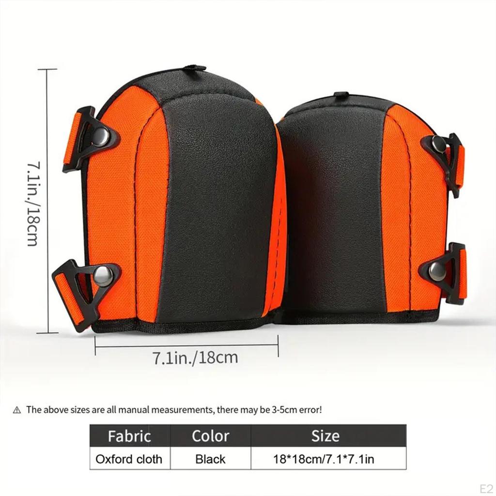 Gardening Knee Pads Covers Versatile Waterproof PU Leather Leg Guards Adjustable Strap for Grass