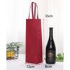 Non Woven Eco-friendly Sack Durable Convenient To Carry At That Time Handheld Red Wine Pocket Vin Rouge Beer Champagne and Wine Packaging Bags 50pcs