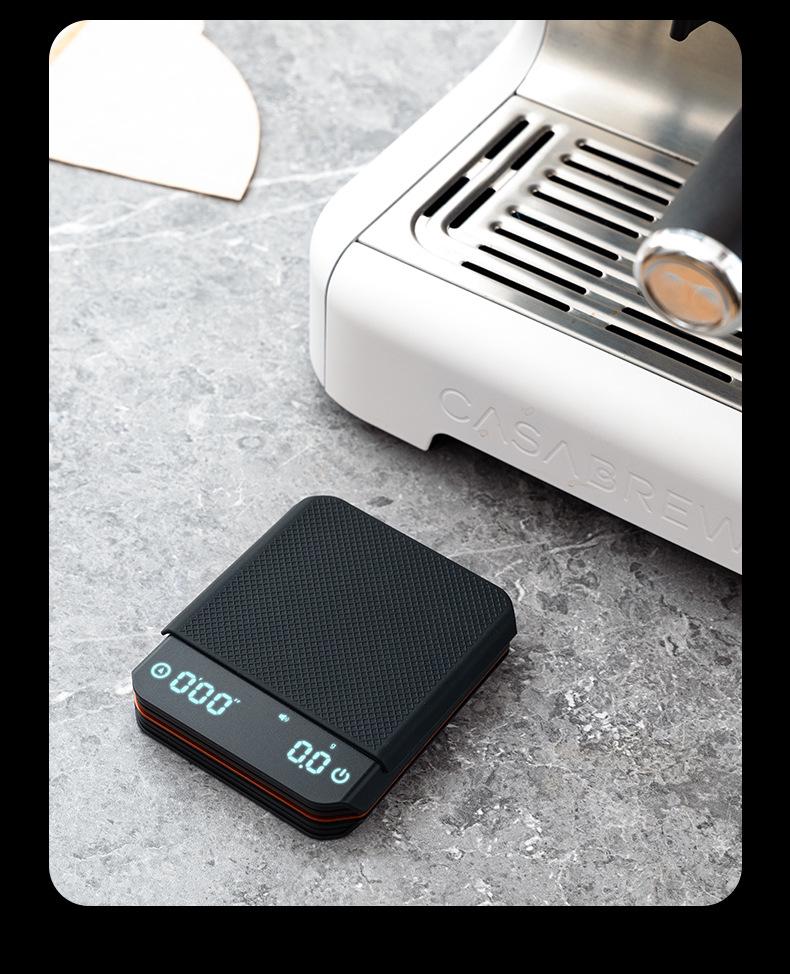 Smart Mini Coffee Scale with Three Modes and Automatic Timing - 2KG/0.1g Precision