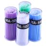 100pcs Micro Disposable Eyelash Extension Brush Individual Applicators Mascara Brush For Women