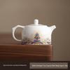 Seawater River Cliff Ru Ware Ceramic Teapot