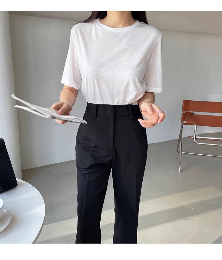 High-Waisted Women's Petite Flare Pants - Autumn/Winter 2024 Collection