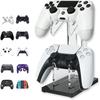 [BROWN PARKER] Controller Stand (Holds 2) Compatible with Various Game Controllers (Black)