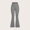 In-Stock: Women's European & American Plaid Slimming Casual Micro-Flare Pants