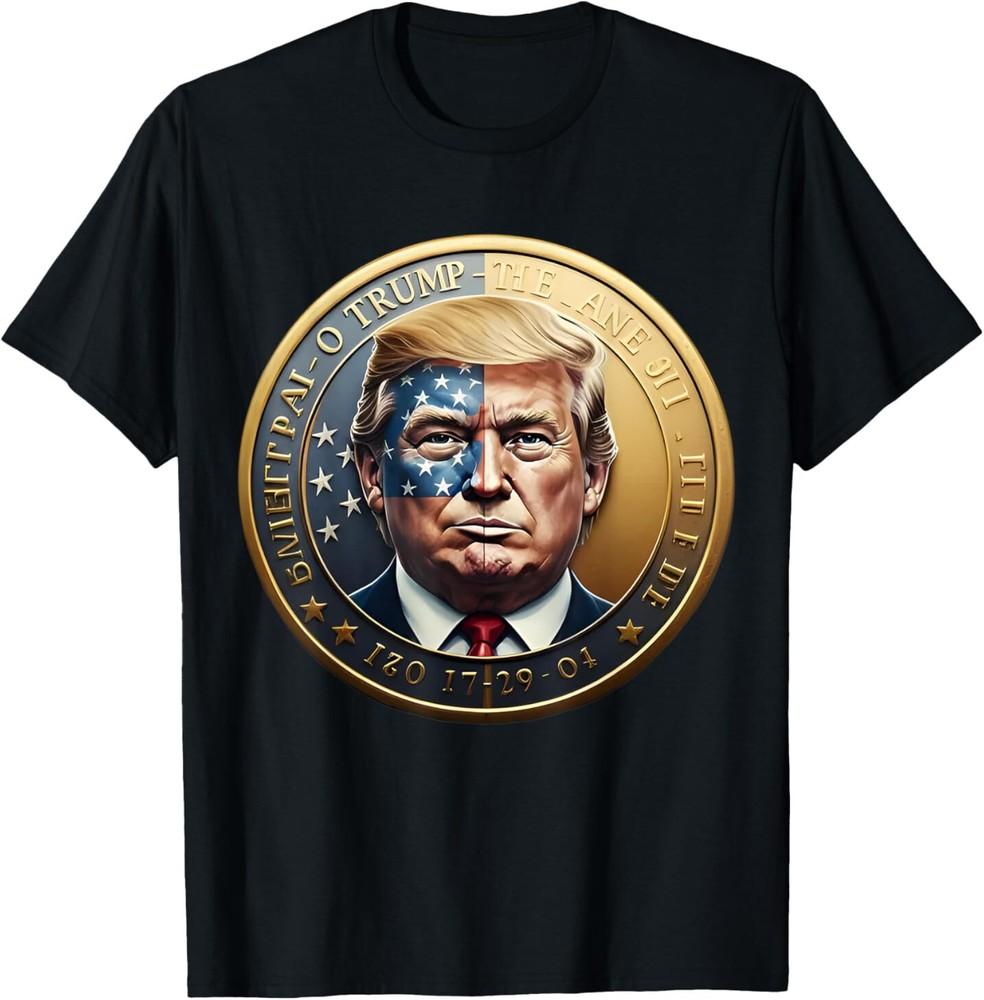 Funny Trump Meme Coin Crypto President Meme T-Shirt Unisex T-Shirt XXL