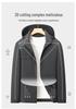Autumn Detachable Hat Jacket for Middle-aged and Elderly - Fashionable Business Casual Outdoor Coat