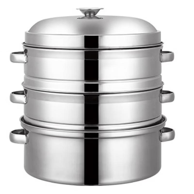 

ZISIZ Stainless Steel Steamer Pot with Basket