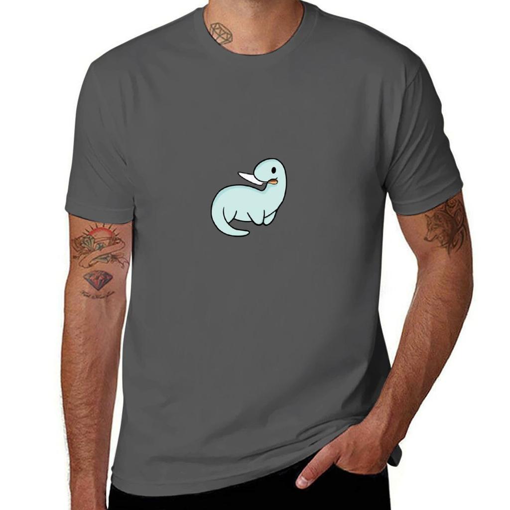 Cute Dino Tshirt Basic Comfort Fit For Men Tshirt