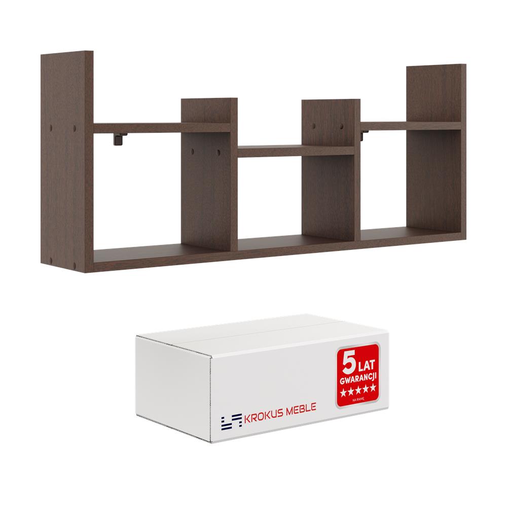Wall Hanging Shelf, Bookcase - No. 18 white
