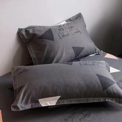 Four Seasons Stain-Resistant Pillowcase, 48x74cm, Breathable Student Dormitory Single Pillowcase, 40x60