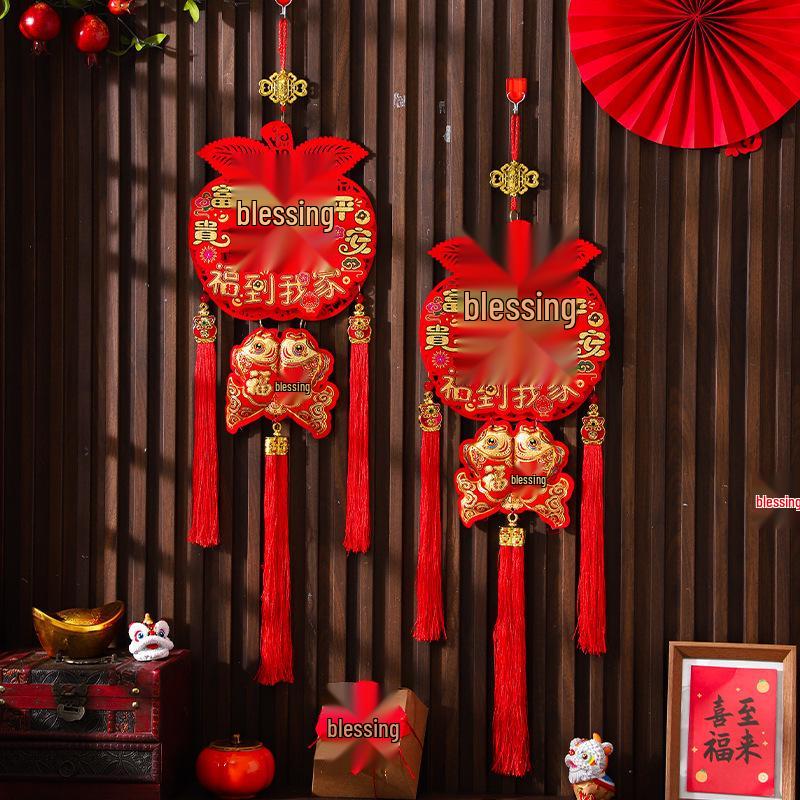 2026 Jahr des Pferdes Bestseller 3D Chinesischer Knoten Hängeornament für Innen für Frieden und Segen