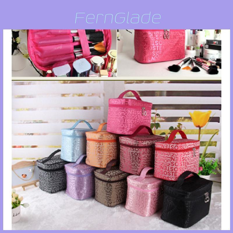 Borsa per Cosmetici Elegante Dolce di Grande Capacità Scatola Portaoggetti da Viaggio Per Uso Domestico in Diversi Colori