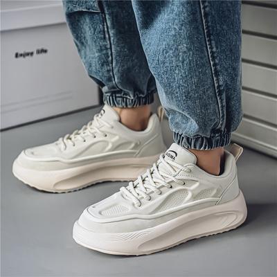 Nueva Moda Zapatos Cómodos de Suela Gruesa para las Cuatro Estaciones para Hombre Estudiantes Niños Tendencia Suave Transpirables Casual Zapatillas para Correr