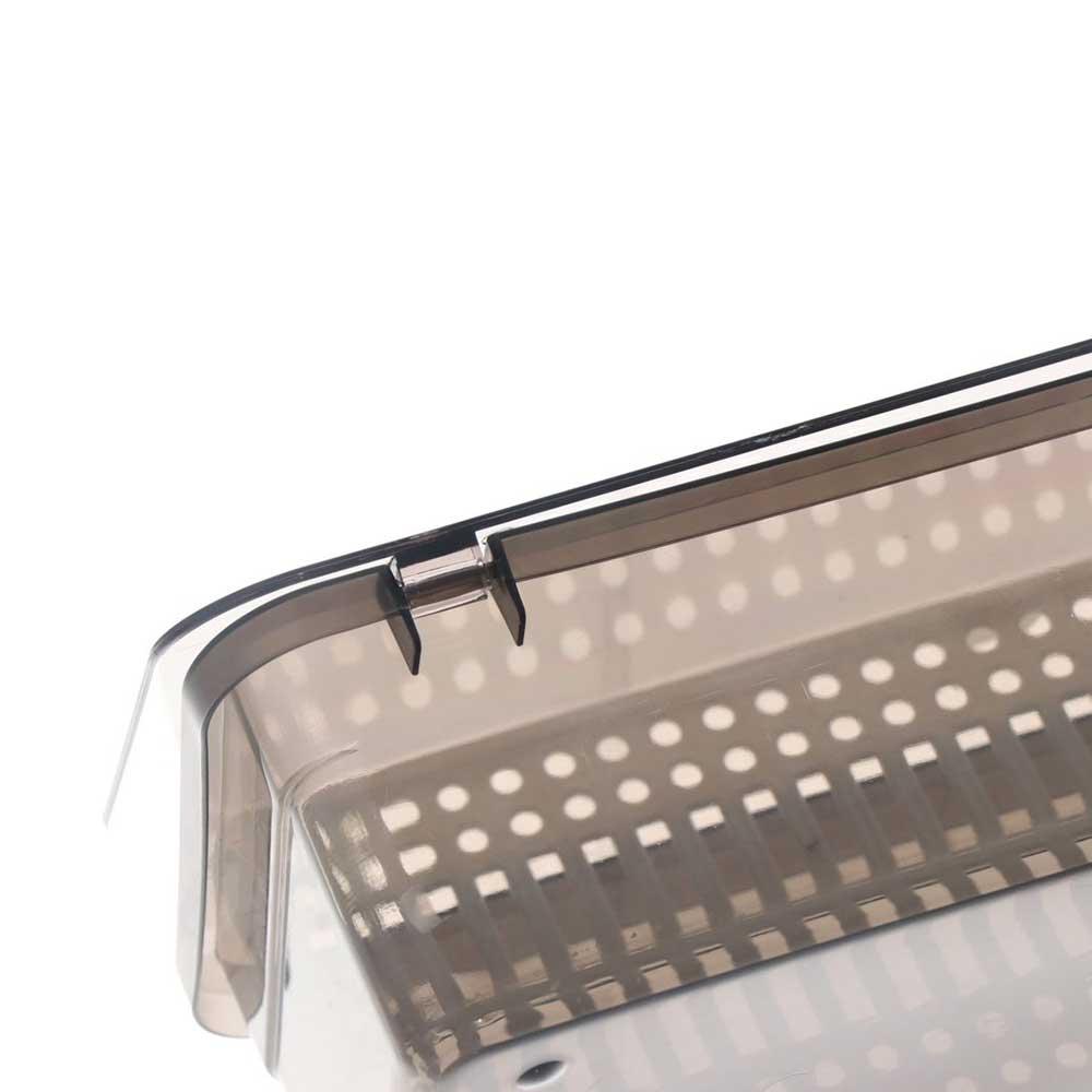 Drainer Tidy Cosmetic Make-up Brush Holder Spoon Fork Tray Cutlery Storage Box Tableware Organizer