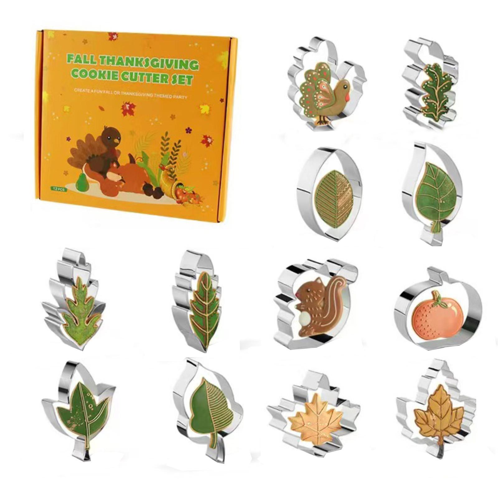 

12PC Cookie Cutter Set - Fondant Tools With Storage Case For Baking And Making One Size