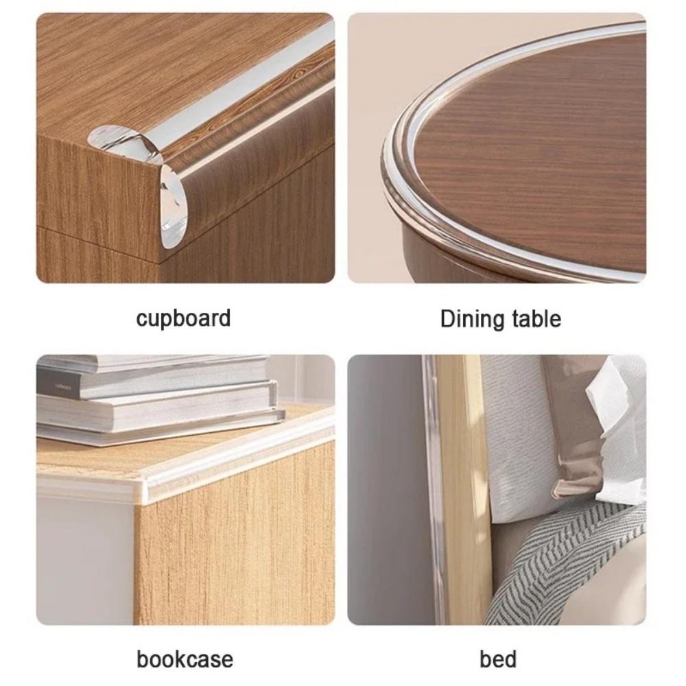 1PC Transparent Anti-collision Strip Household Edging Anti-collision Soft Bag Table Corner Silicone Protective Sticker