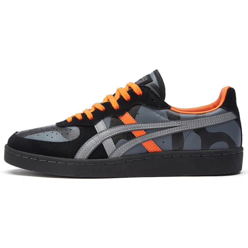 

Onitsuka Tiger Gsm Black Grey Orange Sneakers 1183B842-001 37.5
