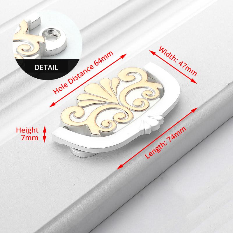 KAK Zinc Alloy Cabinet Knobs and Handles Tatami Hidden Door Handles Kitchen Handles Black Drawer Knobs Furniture Handle Hardware