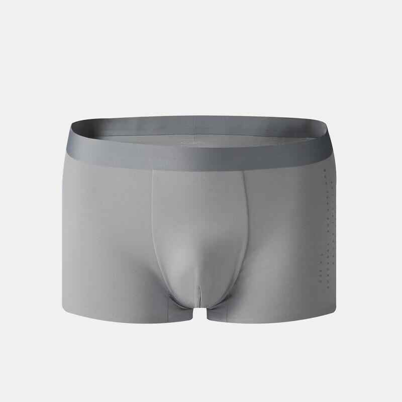 HLA Men's 3-Pack Seamless Boxer Briefs with 3A Antibacterial