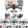 E88 Pro 4k Dual Camera Foldable Drone Remote Control Quadcopters With Handheld Gift Box