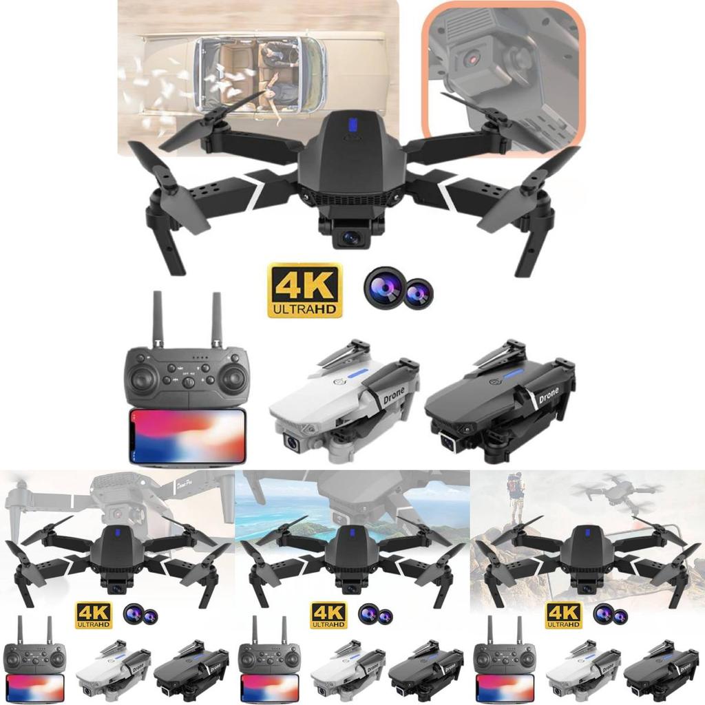 E88 Pro 4k Dual-Kamera Faltbare Drohne Fernbedienung Quadcopter Mit Handheld-Geschenkbox