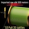 Imported 500m Wear-Resistant Nylon Fishing Line - High Tensile Strength for Sea Rods and Saltwater Lures