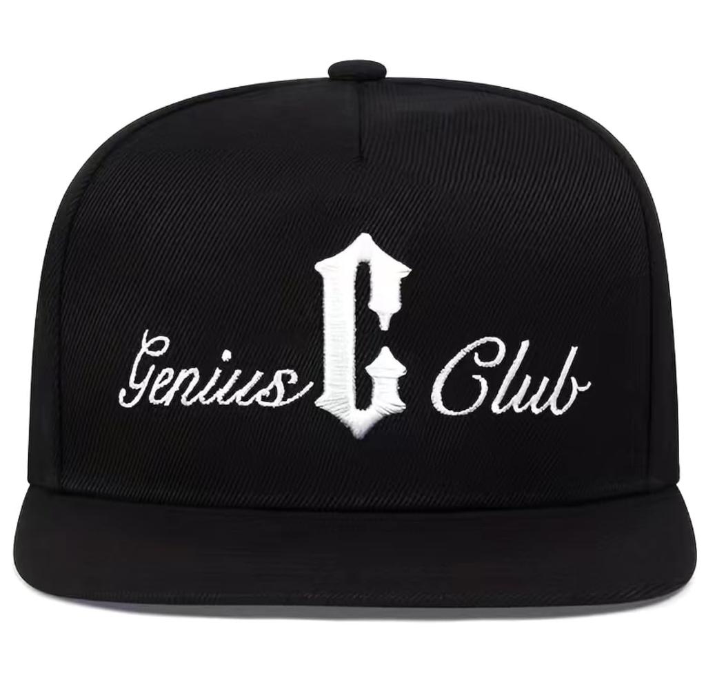 sproutsy Men's Genius Club Golf Flat Straight Baseball Cap (White)