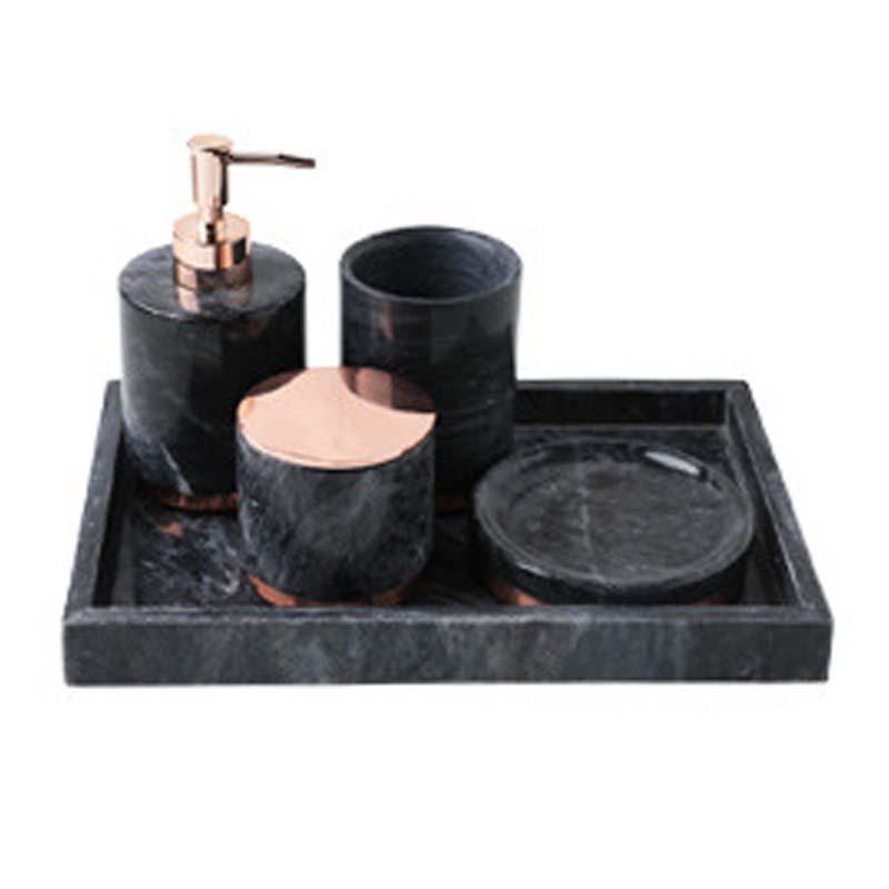 Bathroom Six-piece Set Marble Light Luxury