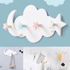 1 PCS Cute Cloud and Moon Wall Hanging Hook DIY Hanger Children's Room Supplies Wall Decoration