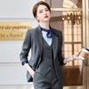 Professionelles Dreiteiliges Slim-Fit Anzugset für Damen