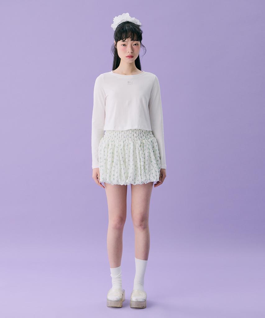 JUNEJUNE SPACE Vol12. Bow Wow Printed T_White