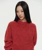 MUSINSA STANDARD WOMAN Women'S Boucle Relaxed Crew Neck Knit [Red]