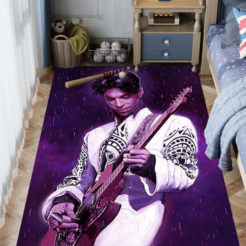 Prince's Iconic Guitar Artistry carpet Living room and bedroom mats floor mats Art Bathroom mat Room