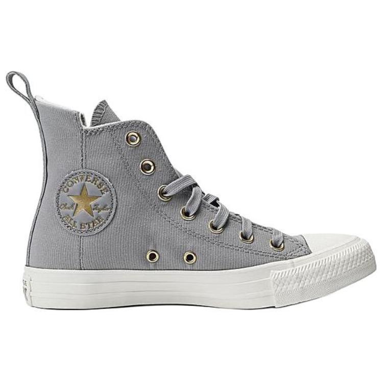 Converse Chuck Taylor All Star Pohodlné Sportovní Protiskluzové Lehké Vysoké Skate Boty Unisex Tenisky Šedé A08236C