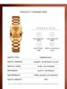 BINBOND Women's Fashion Waterproof Quartz Stainless Steel Watch