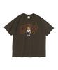 CARGOBROS FOR WOMAN Preppy Bear Graphic Short Sleeve T-Shirt (Khaki)