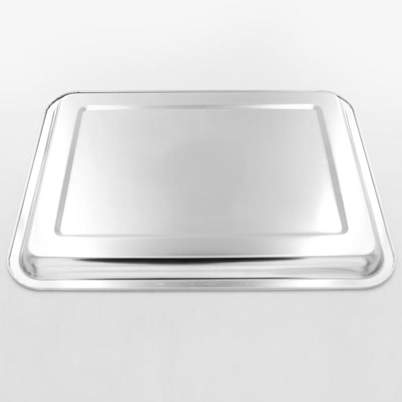 Guroo 304 Stainless Steel Rectangular Multipurpose Tray (5-Pack)