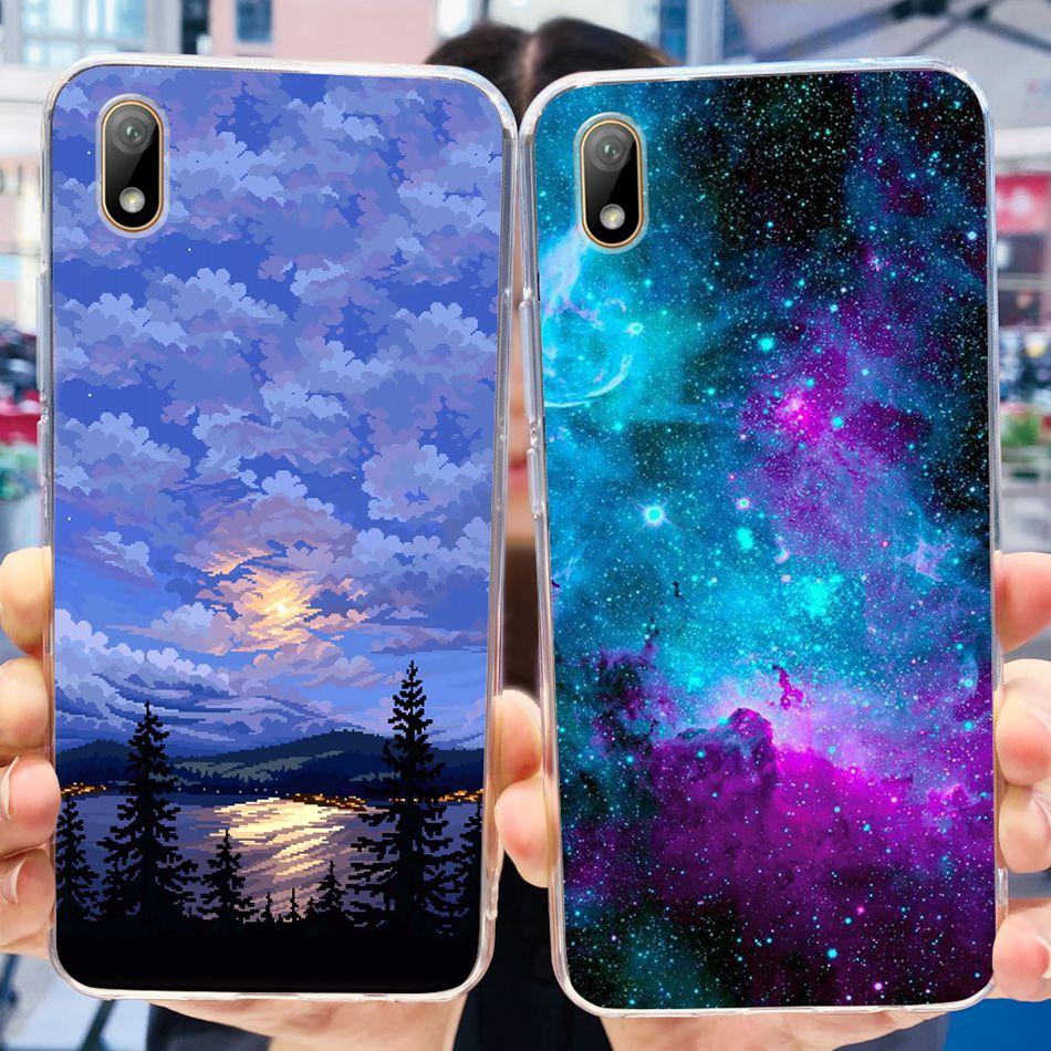 For Huawei Y5 2019 Phone Case Huawei Y5 (2019) AMN-LX9 LX1 LX2 LX3 Fashion Painted Soft Silicone TPU Slim Back Cover