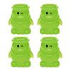 VT1126DCBRB5SSF32 Tire Air Valve Cap, Luminous Pink, Set of 4, Penguin Shape, Fluorescent Tire