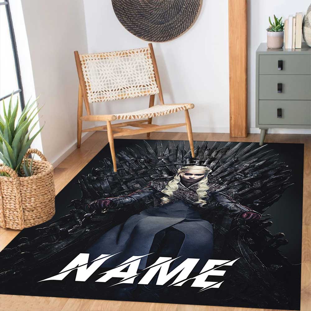 Like Warner Bros. Movies (4) Customize your name rug, office chair cushion, home bedroom living room gift.