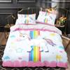 Magical Unicorn Bedding Sets Quilt Bed Cover Comforter Duvet Cover Pillow Case 2-3 Pieces Sets Kids Adult Bedroom Decoration