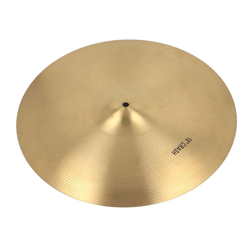 Crash Cymbal Crisp Sound Brass Jazz Drum Cymbal for Professional Music Enthusiasts 18 Inch