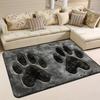 1pc Realistic Animal Paw Print DoorMat, Non-slip Floor Mat, Suitable for Living Room, Bedroom, Bathroom, Holiday Home Decorati