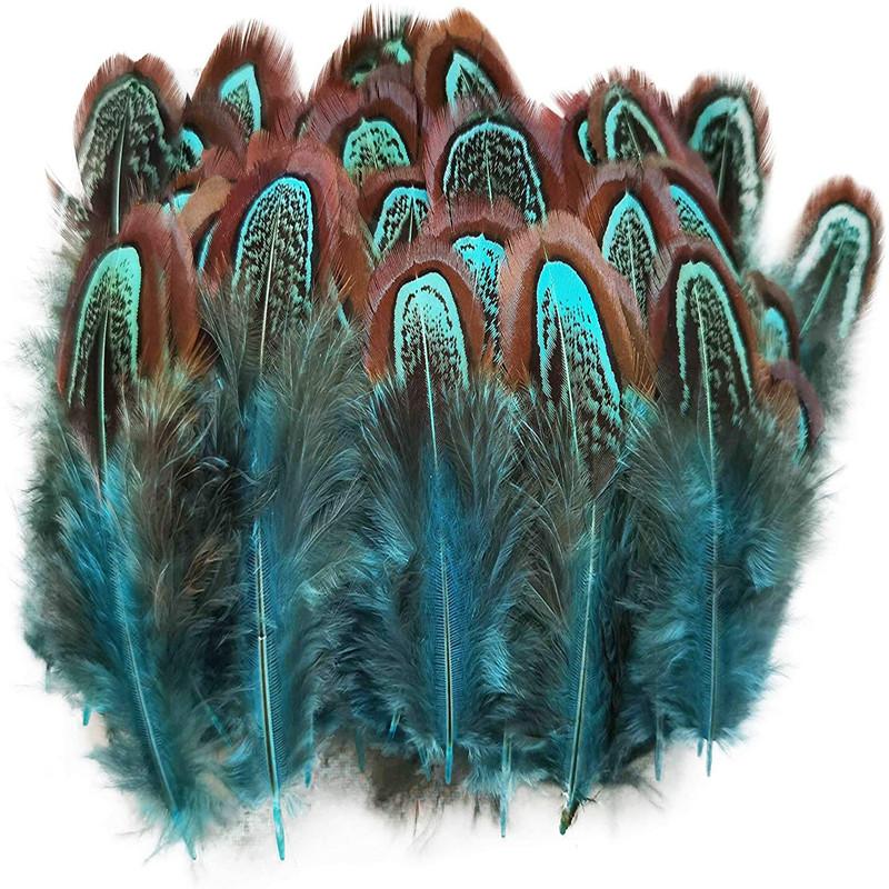 20/100Pcs Pheasant Feathers For Crafts Diy Marabou Feathers Jewelry Making Wedding Decoration Pluma Handicraft Accessories 4-8Cm