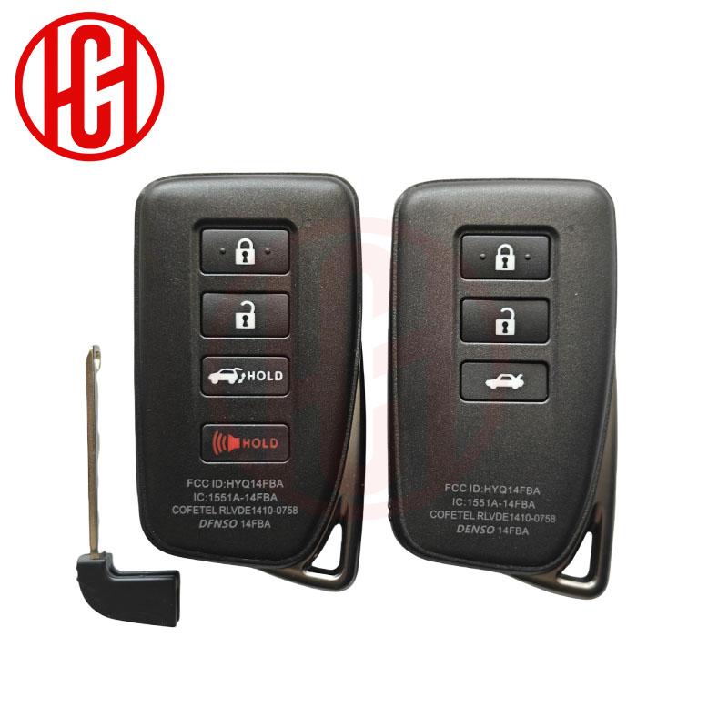 Remote Car Key Shell Fob Fit For Lexus ES250/300 GS300/450 NX200/300 RX300/450 LX570 XM38 Smart Car key shell Case